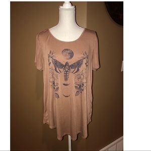 ModCloth graphic Loose t-shirt - 1X